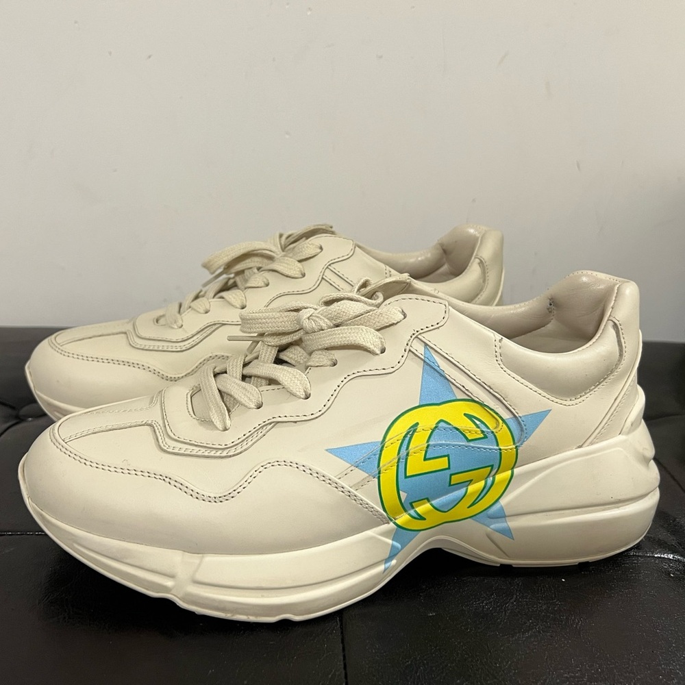 Gucci Rhyton 'Interlocking G Star' Sneakers - Picture 3 of 10